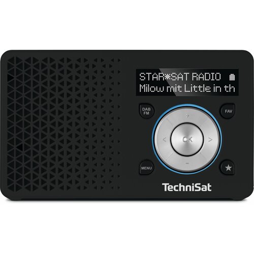Radio TECHNISAT Digitradio 1 Cyfrowe Przenośne Czarno-srebrny