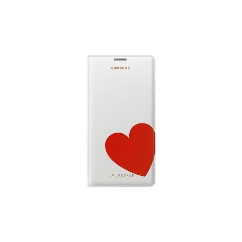 U Etui SAMSUNG Galaxy S5 Moschino EF-WG900RREGWW Biały