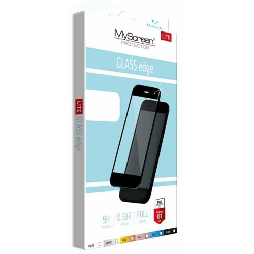Szkło hartowane MYSCREEN Lite Glass Edge do Samsung Galaxy A8 Czarny