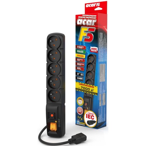 Listwa ACAR FA F5IEC CZ (5 m) Czarny