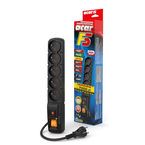 Listwa ACAR F5 FA F5CZPW (1.5 m) Czarny