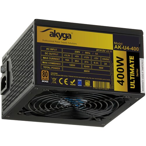 Zasilacz AKYGA AK-U4-400 400W 80 Plus Bronze