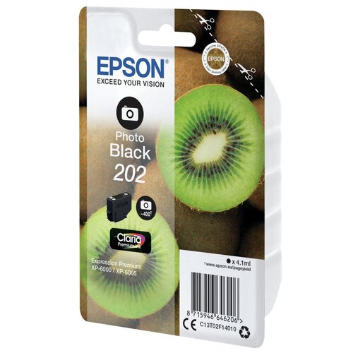 Tusz EPSON 202 Czarny fotograficzny 4.1 ml C13T02F14010