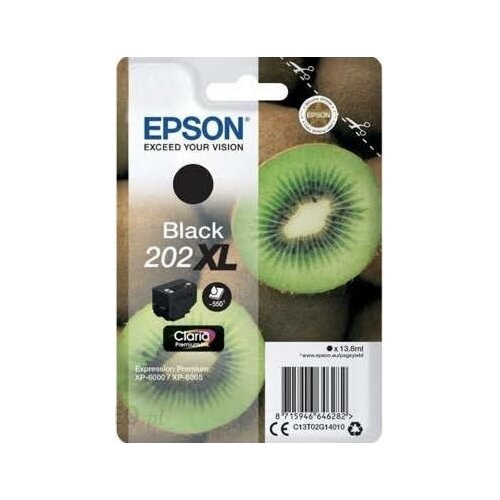 Tusz EPSON 202XL Czarny 13.8 ml C13T02G14010