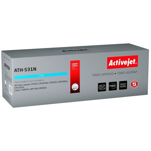 Toner ACTIVEJET do HP CC531A ATH-531N Błękitny