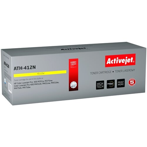 Toner ACTIVEJET ATH-412N Żółty