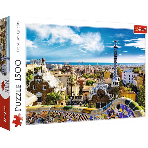 Puzzle TREFL Park Guell Barcelona 26147 (1500 elementów)