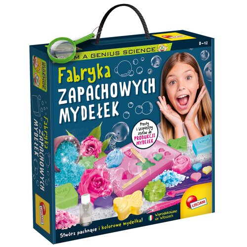 Zestaw kreatywny LISCIANI I'm a Genius Laboratorium naukowe Fabryka mydełek 304-PL67152