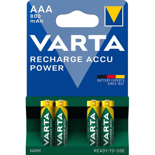 Akumulatorki AAA 800 mAh VARTA (4 szt.)