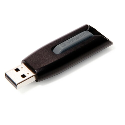 Pendrive VERBATIM V3 256GB, USB 3.2 Gen. 1 (USB 3.0), Odczyt 120 Mb/s, Zapis 25 Mb/s