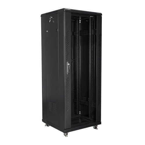 Szafa RACK LANBERG 19" 32U FF01-6632-12B 600 x 600 mm, Stojąca Czarny