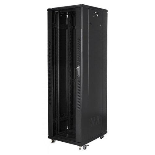 Szafa RACK LANBERG 19" 42U FF01-6842-12B 600 x 800 mm, Stojąca Czarny