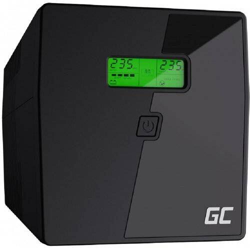 Zasilacz UPS GREEN CELL UPS09 2000VA 1400W Power Proof z wyświetlaczem LCD / Czysta sinusoida