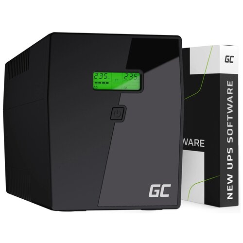 Zasilacz UPS GREEN CELL UPS04 1500VA 900W Power Proof z wyświetlaczem LCD