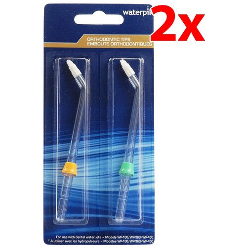 Oryginalna końcówka do irygatora WATERPIK OD-100E (2 szt.) (Delikatna dla dziąseł)