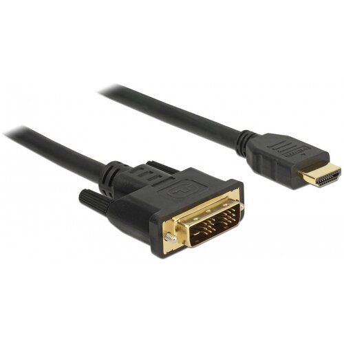 Kabel DVI-D - HDMI DELOCK 5 m