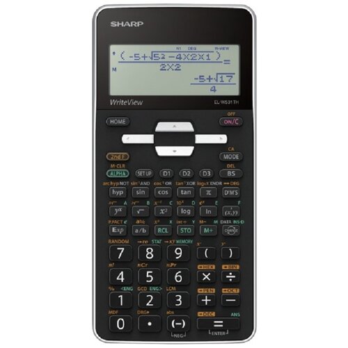 Kalkulator SHARP Scientific Box EL-W531TH Zasilanie bateryjne, 9 pamięci Czarny