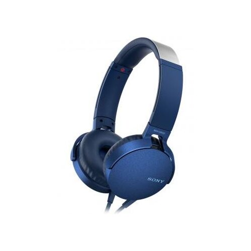 U Słuchawki nauszne SONY MDR-XB550APL z mikrofonem Niebieski