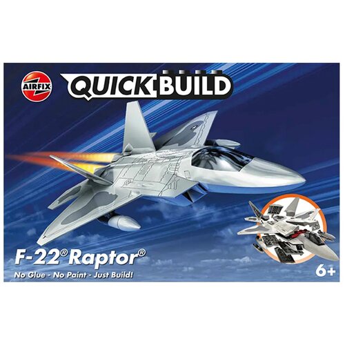Klocki plastikowe AIRFIX QuickBuild F-22 Raptor J6005