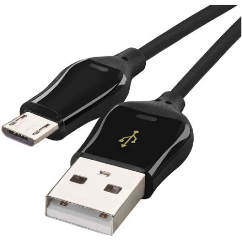 Kabel USB - Micro USB B EMOS SM7004B Quick Charge 1 m Czarny