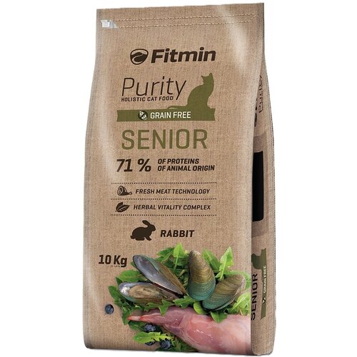 Karma dla kota FITMIN Cat Purity Senior Królik 10 kg
