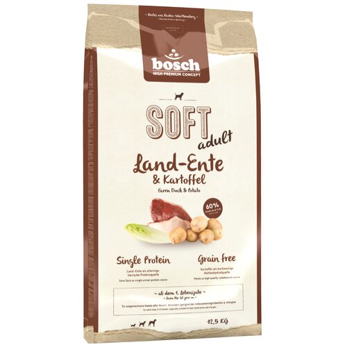 Karma dla psa BOSCH Soft Adult Kaczka i ziemniakami 12.5 kg