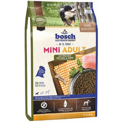 Karma dla psa BOSCH Mini Adult Drób i proso 3 kg