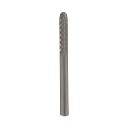 Na zdjęciu widoczny jest metalowy frez o cylindrycznym kształcie z rowkowaną powierzchnią na górnej części. Produkt jest jednolicie szary i nie zawiera żadnych widocznych napisów ani logo.