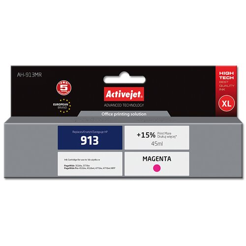 Tusz ACTIVEJET do HP 913 F6T78AE Purpurowy 45 ml AH-913MR