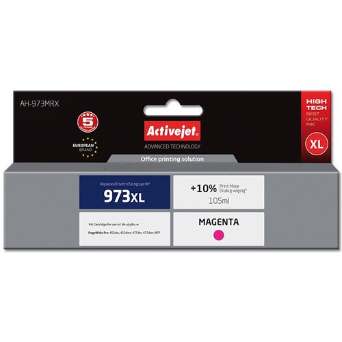 Tusz ACTIVEJET do HP 973 XL F6T82AE Purpurowy 105 ml AH-973MRX
