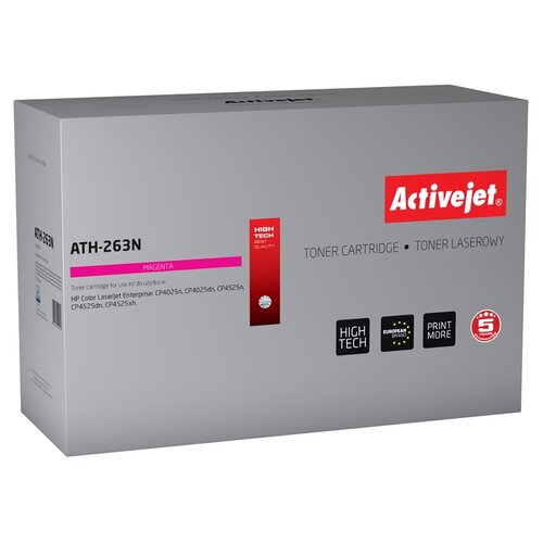 Toner ACTIVEJET do HP CE263A ATH-263N Purpurowy