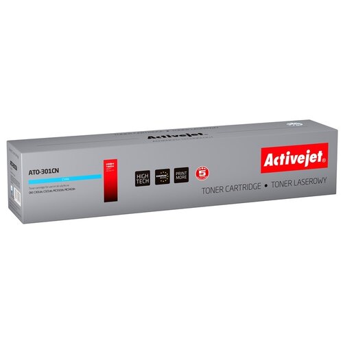 Toner ACTIVEJET do OKI 44973535 ATO-301CN Błękitny