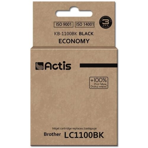 Tusz ACTIS do Brother LC-1100BK / LC-980BK Czarny 28 ml KB-1100BK