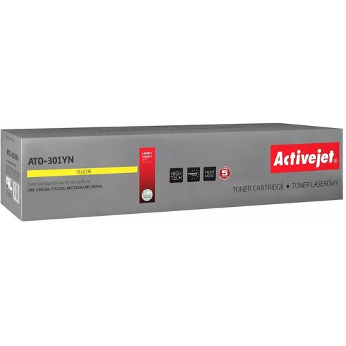 Toner ACTIVEJET do OKI 44973533 ATO-301YN Żółty