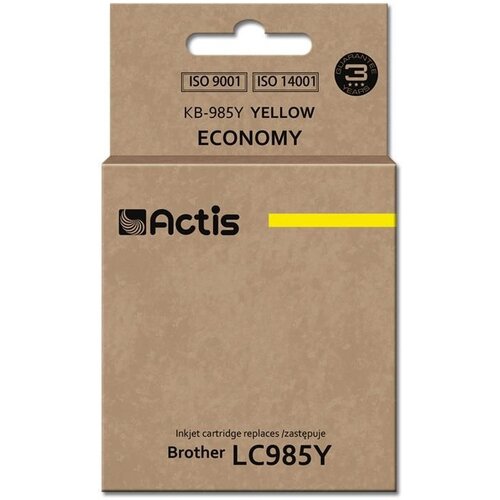 Tusz ACTIS do Brother LC-985Y Żółty 19.5 ml KB-985Y