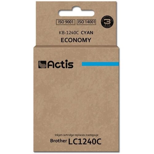 Tusz ACTIS do Brother LC-1240C / LC-1220C Błękitny 19 ml KB-1240C