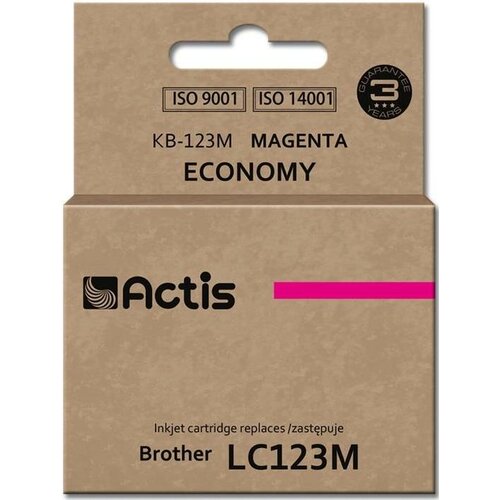 Tusz ACTIS do Brother LC-123M / LC-121M Purpurowy 10 ml KB-123M