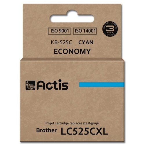 Tusz ACTIS do Brother LC525C Błękitny 15 ml KB-525C