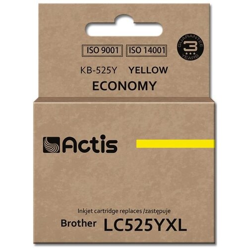 Tusz ACTIS do Brother LC-525Y Żółty 15 ml KB-525Y