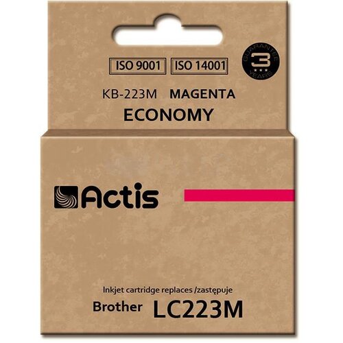 Tusz ACTIS do Brother LC223M Purpurowy 10 ml KB-223M