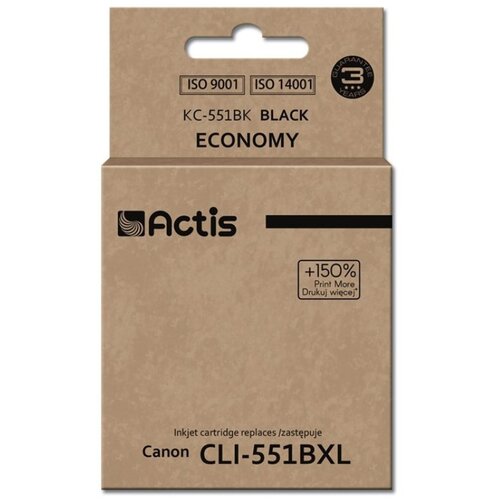 Tusz ACTIS do Canon CLI-551BK Czarny 12 ml KC-551BK