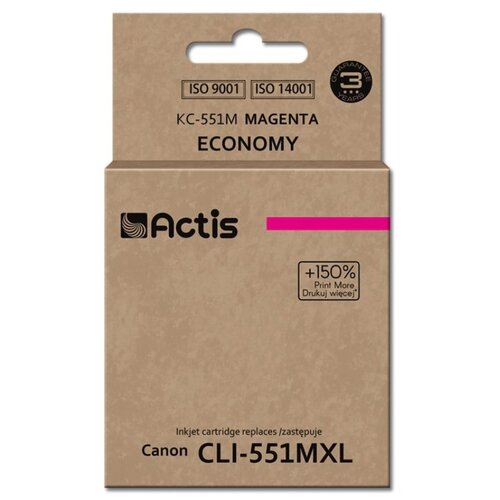 Tusz ACTIS do Canon CLI-551M Purpurowy 12 ml KC-551M