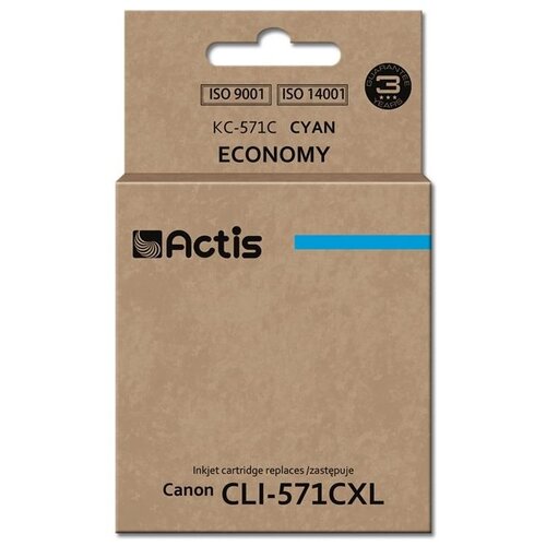 Tusz ACTIS do Canon CLI-571C Błękitny 12 ml KC-571C