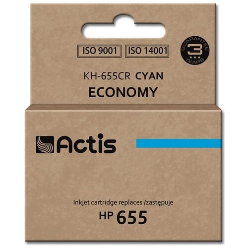 Tusz ACTIS do HP 655 CZ110AE Błękitny 12 ml KH-655CR