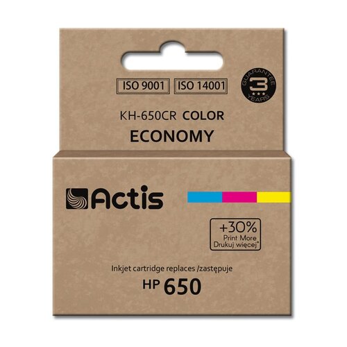 Tusz ACTIS do HP 650 CZ102AE Kolorowy 18 ml KH-650CR