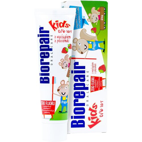 Pasta do zębów BIOREPAIR Junior Kids Poziomka 50 ml