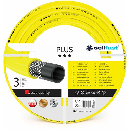 Wąż ogrodowy CELLFAST Plus 1/2" 50 m 10-201