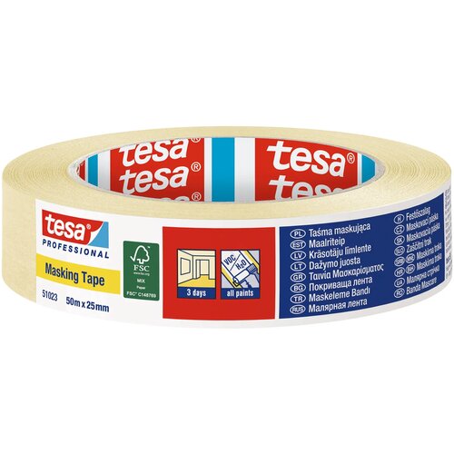 Taśma malarska TESA 51023 (50 m x 25 mm)