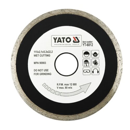 Tarcza do cięcia YATO YT-6012 115 mm