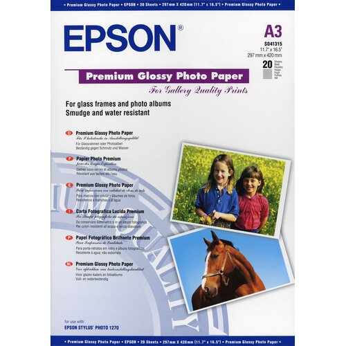Papier fotograficzny EPSON Premium Glossy A3 20 arkuszy